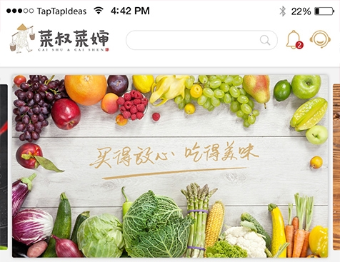 菜叔菜婶网站建设项目-超云科技